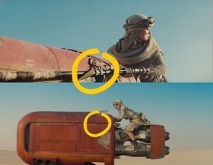 faux raccord Star Wars – Episode VII – The Force Awaken