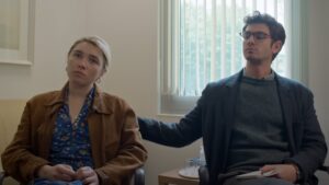 amour au présent film janvier 2025 Florence Pugh romantique maladie cancer