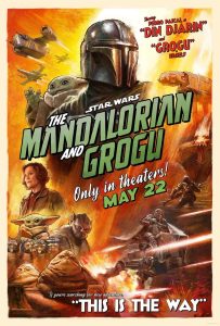 the mandalorian and grogu affiche